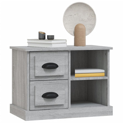 vidaXL Table de chevet Gris Sonoma 60x35,5x45 cm