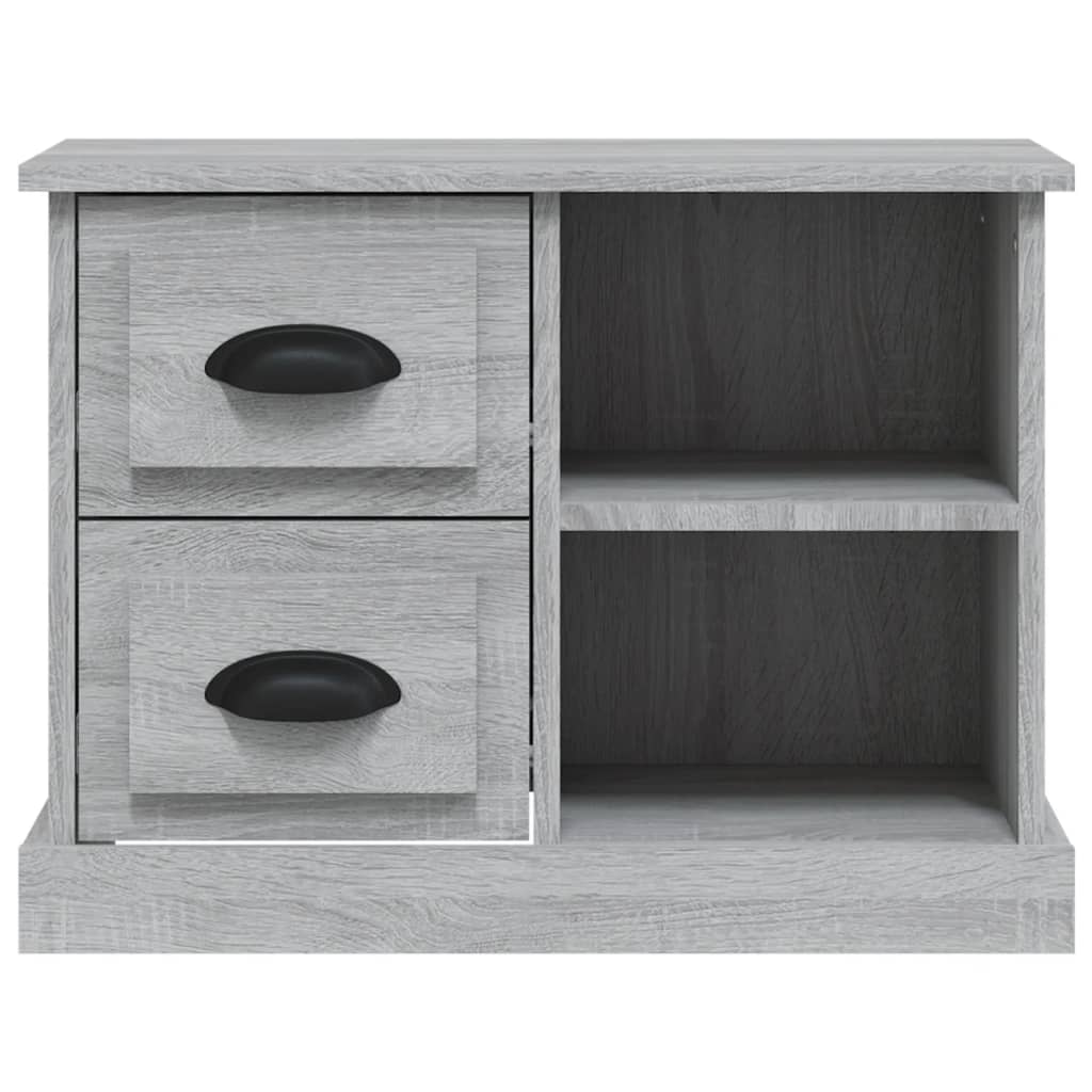 vidaXL Table de chevet Gris Sonoma 60x35,5x45 cm