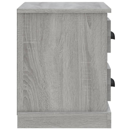 vidaXL Table de chevet Gris Sonoma 60x35,5x45 cm