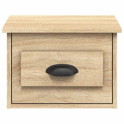 vidaXL Wand-Nachttische 2 Stk. Sonoma-Eiche 41,5x36x28 cm