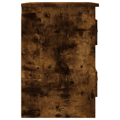 vidaXL Wand-Nachttisch Räuchereiche 41,5x36x53 cm