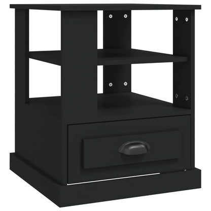 vidaXL Beistelltisch Schwarz 50x50x60 cm Holzwerkstoff