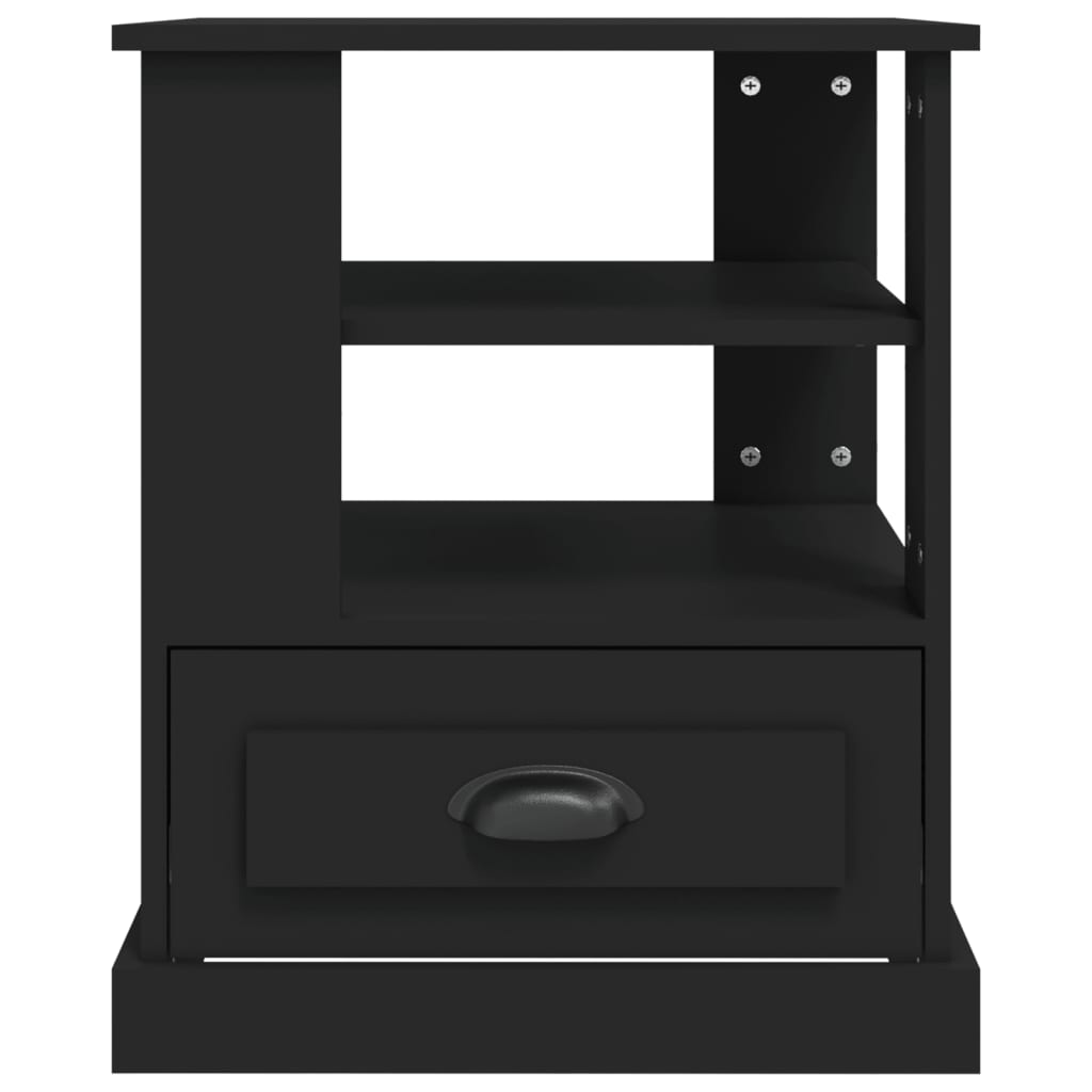 vidaXL Beistelltisch Schwarz 50x50x60 cm Holzwerkstoff