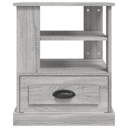 vidaXL Table d'appoint gris Sonoma 50x50x60 cm bois d'ingénierie