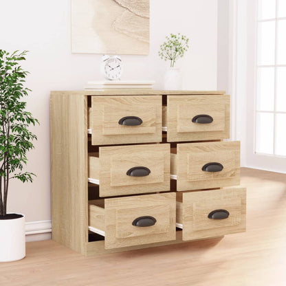 Sideboard Sonoma-Eiche 70x35,5x67,5 cm Holzwerkstoff