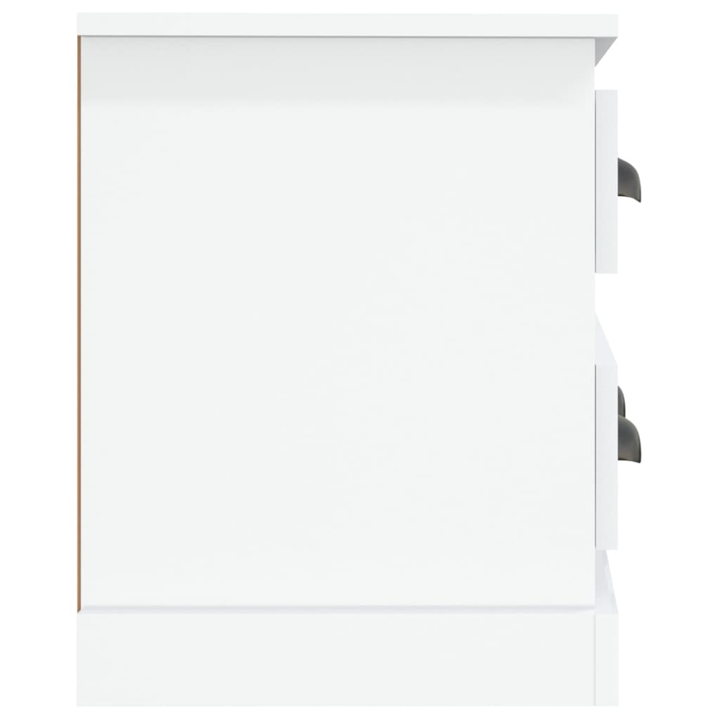 vidaXL TV-Schrank Hochglanz-Weiß 100x35,5x45 cm Holzwerkstoff