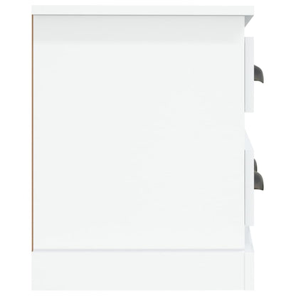 vidaXL TV-Schrank Hochglanz-Weiß 100x35,5x45 cm Holzwerkstoff
