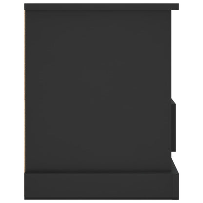 vidaXL Meuble TV Noir 93x35,5x45 cm Bois d'ingénierie