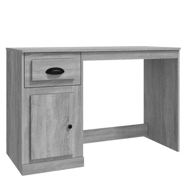 vidaXL Bureau avec tiroir Gris Sonoma 115x50x75cm