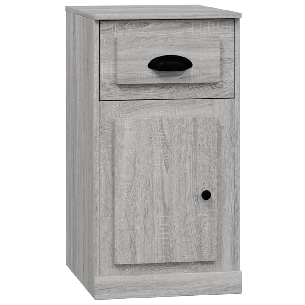 vidaXL Armoire de rangement avec tiroir Gris Sonoma 40x50x75 cm