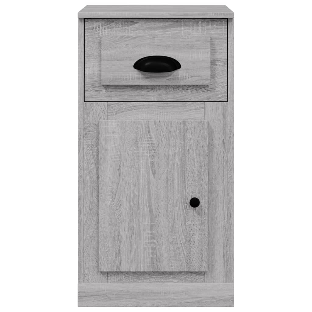 vidaXL Armoire de rangement avec tiroir Gris Sonoma 40x50x75 cm