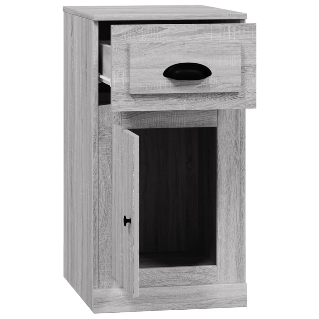 vidaXL Armoire de rangement avec tiroir Gris Sonoma 40x50x75 cm