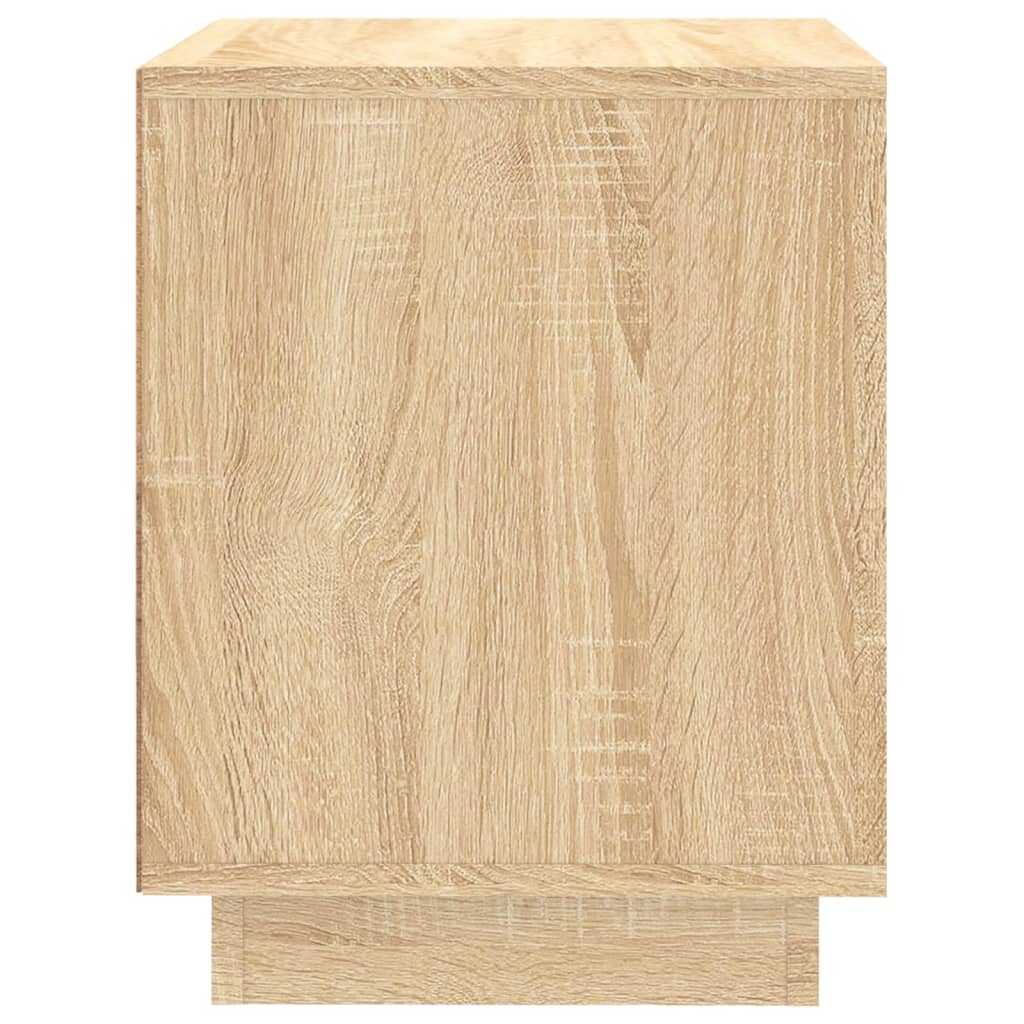 vidaXL Nachttische 2 Stk. Sonoma-Eiche 44x35x45 cm Holzwerkstoff