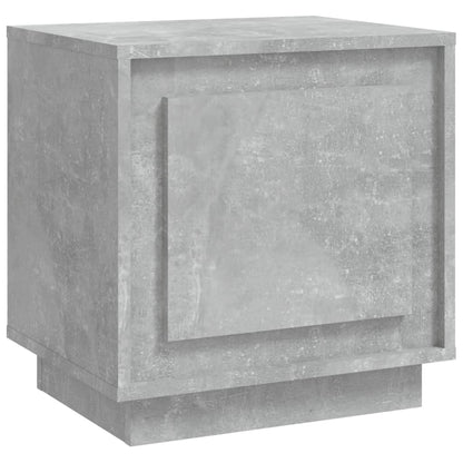 vidaXL Table de chevet gris béton 44x35x45 cm Aggloméré