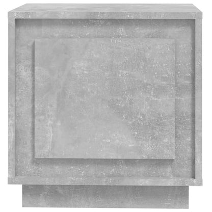 vidaXL Table de chevet gris béton 44x35x45 cm Aggloméré