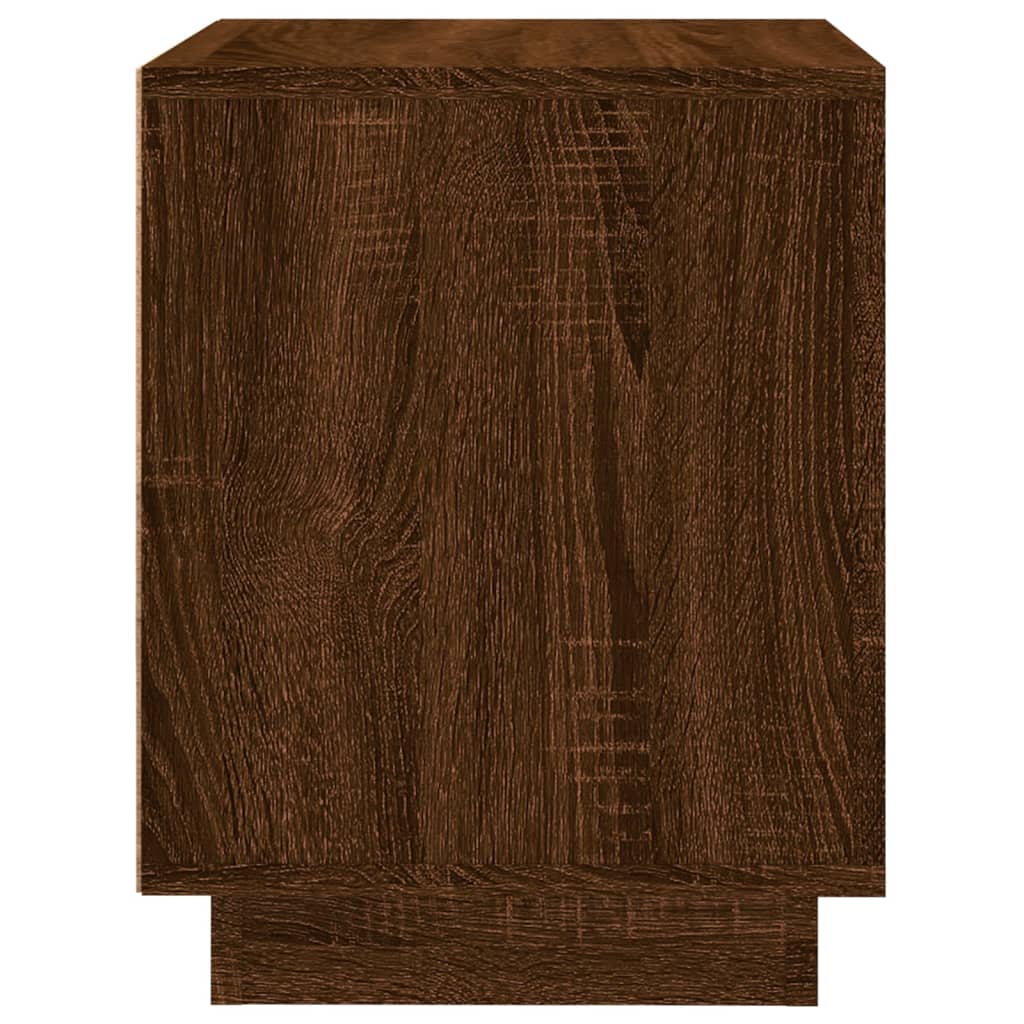 vidaXL Nachttisch Braun Eichen-Optik 44x35x45 cm Holzwerkstoff
