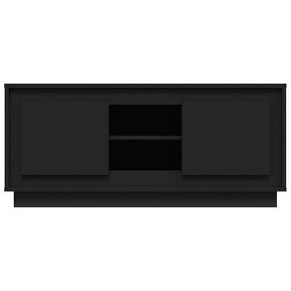 vidaXL TV-Schrank Schwarz 102x35x45 cm Holzwerkstoff
