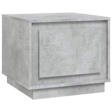 vidaXL Table basse gris béton 51x50x44 cm Aggloméré