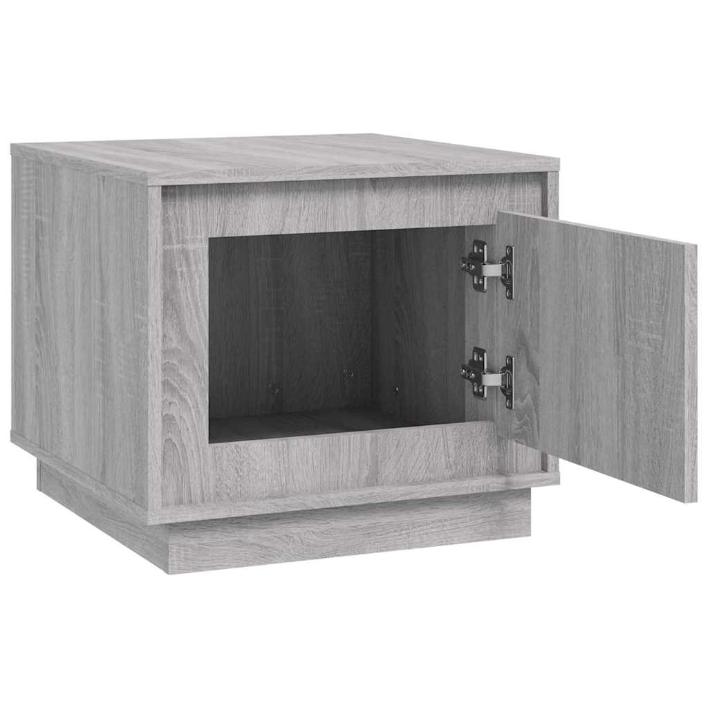 vidaXL Table basse gris sonoma 51x50x44 cm en bois d'ingénierie
