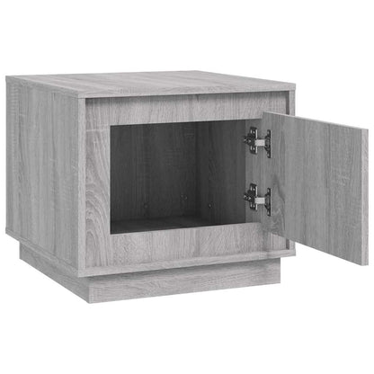 vidaXL Table basse gris sonoma 51x50x44 cm en bois d'ingénierie