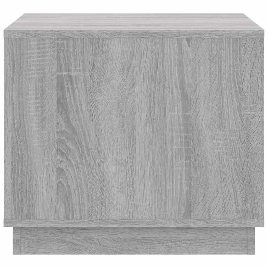 vidaXL Table basse gris sonoma 51x50x44 cm en bois d'ingénierie
