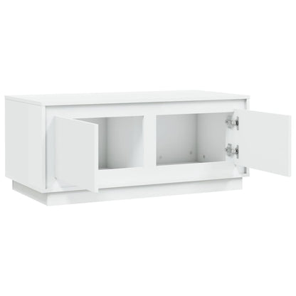 vidaXL Couchtisch Weiß 102x50x44 cm Holzwerkstoff