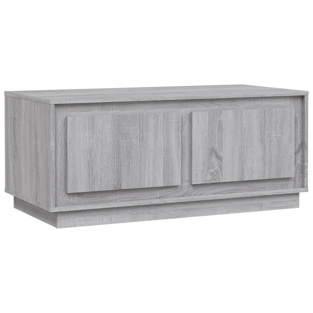 Couchtisch Grau Sonoma 102x50x44 cm Holzwerkstoff