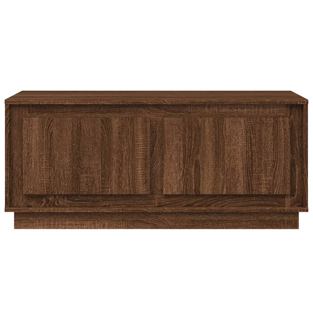 vidaXL Table basse marron aspect chêne 102x50x44 cm Aggloméré