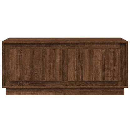vidaXL Table basse marron aspect chêne 102x50x44 cm Aggloméré
