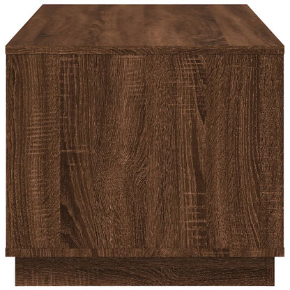 vidaXL Table basse marron aspect chêne 102x50x44 cm Aggloméré