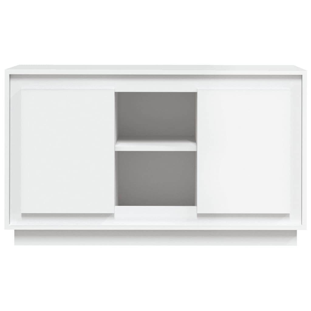 vidaXL Buffet blanc 102x35x60 cm Bois d'ingénierie