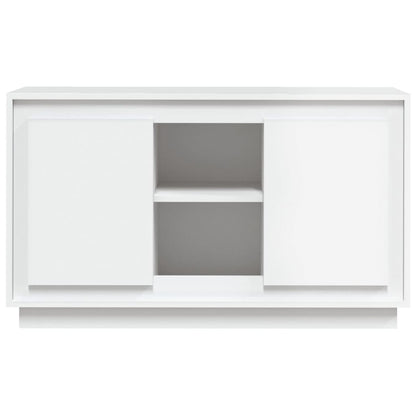 vidaXL Buffet blanc 102x35x60 cm Bois d'ingénierie