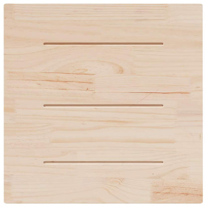 vidaXL Plateau de table 80x80x2,5 cm Bois de pin massif Carré