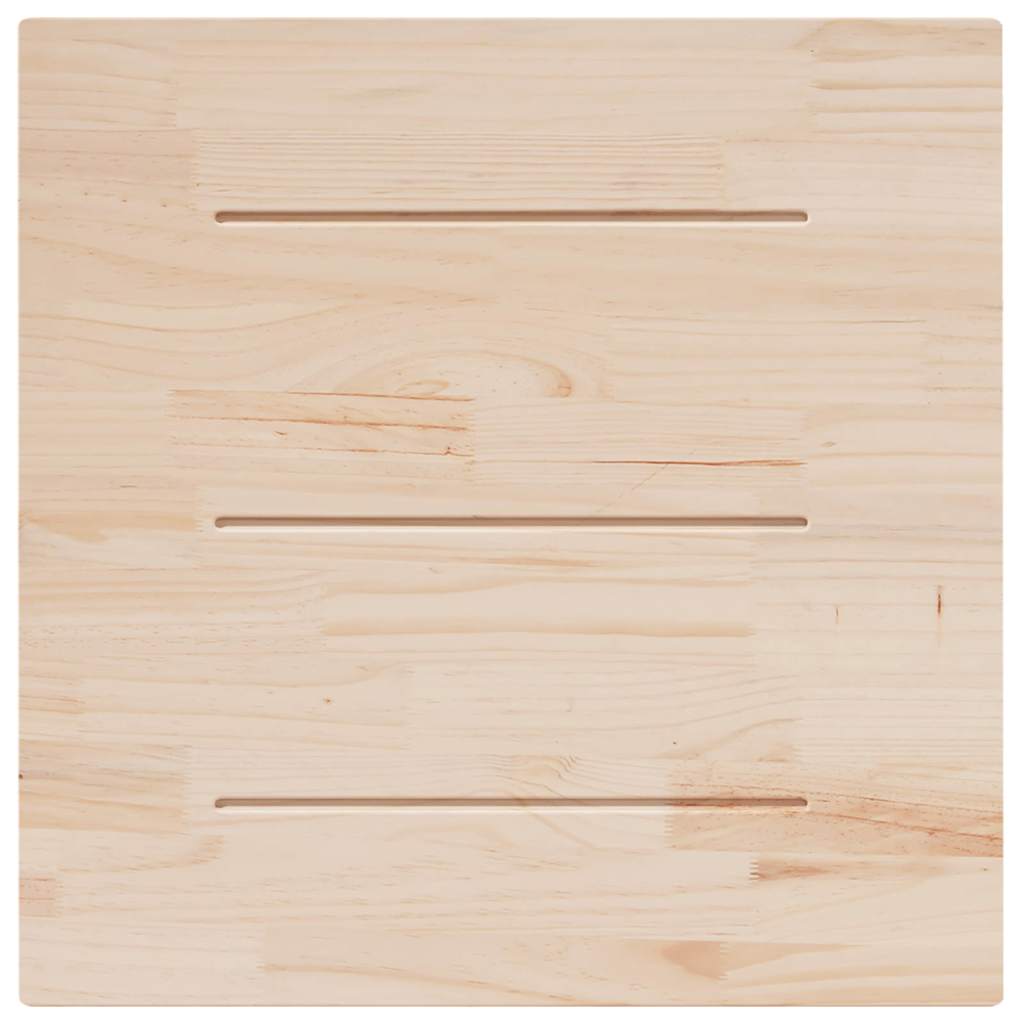 vidaXL Plateau de table 90x90x2,5 cm Bois de pin massif Carré