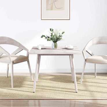 vidaXL Plateau de table Blanc 90x90x2,5 cm Bois de pin massif Carré