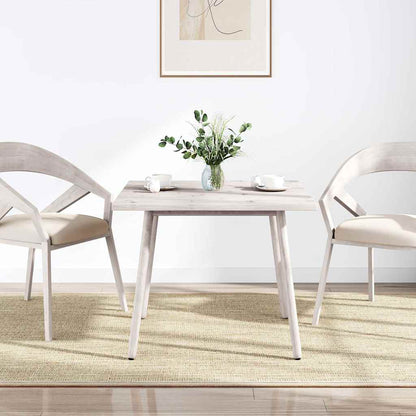 vidaXL Plateau de table Blanc 90x90x2,5 cm Bois de pin massif Carré