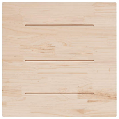 vidaXL Plateau de table Blanc 90x90x2,5 cm Bois de pin massif Carré