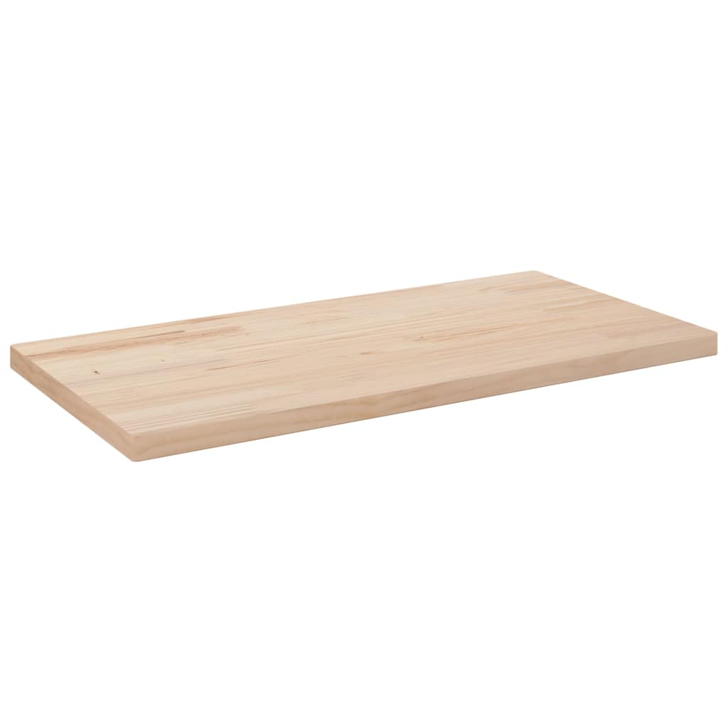 vidaXL Plateau de table 80x40x2,5 cm Pin massif Rectangulaire