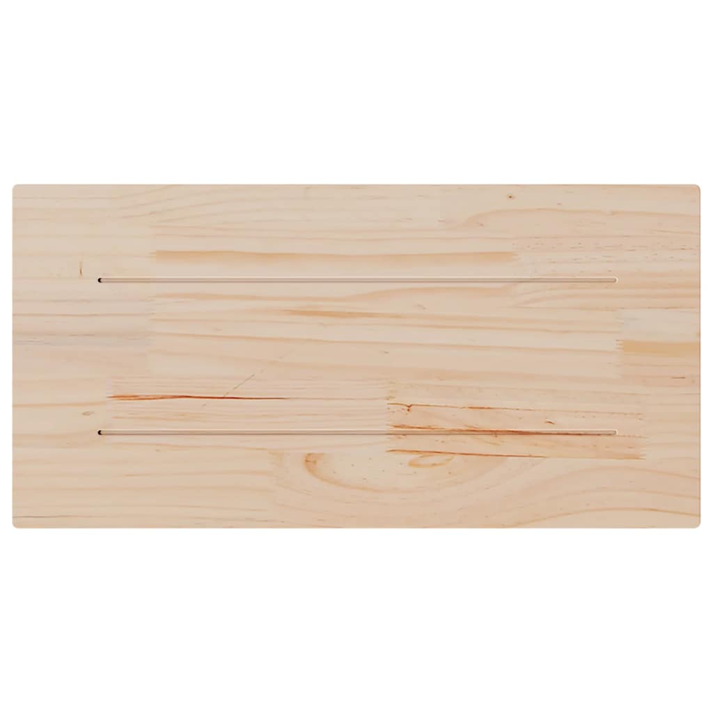 vidaXL Plateau de table 80x40x2,5 cm Pin massif Rectangulaire