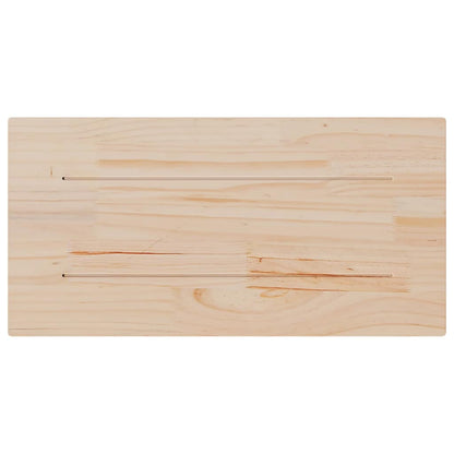 vidaXL Plateau de table 80x40x2,5 cm Pin massif Rectangulaire