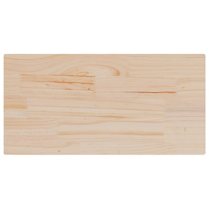 vidaXL Plateau de table 80x40x2,5 cm Pin massif Rectangulaire