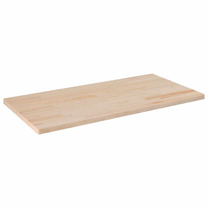 vidaXL Plateau de table 110x55x2,5 cm en pin massif Rectangulaire