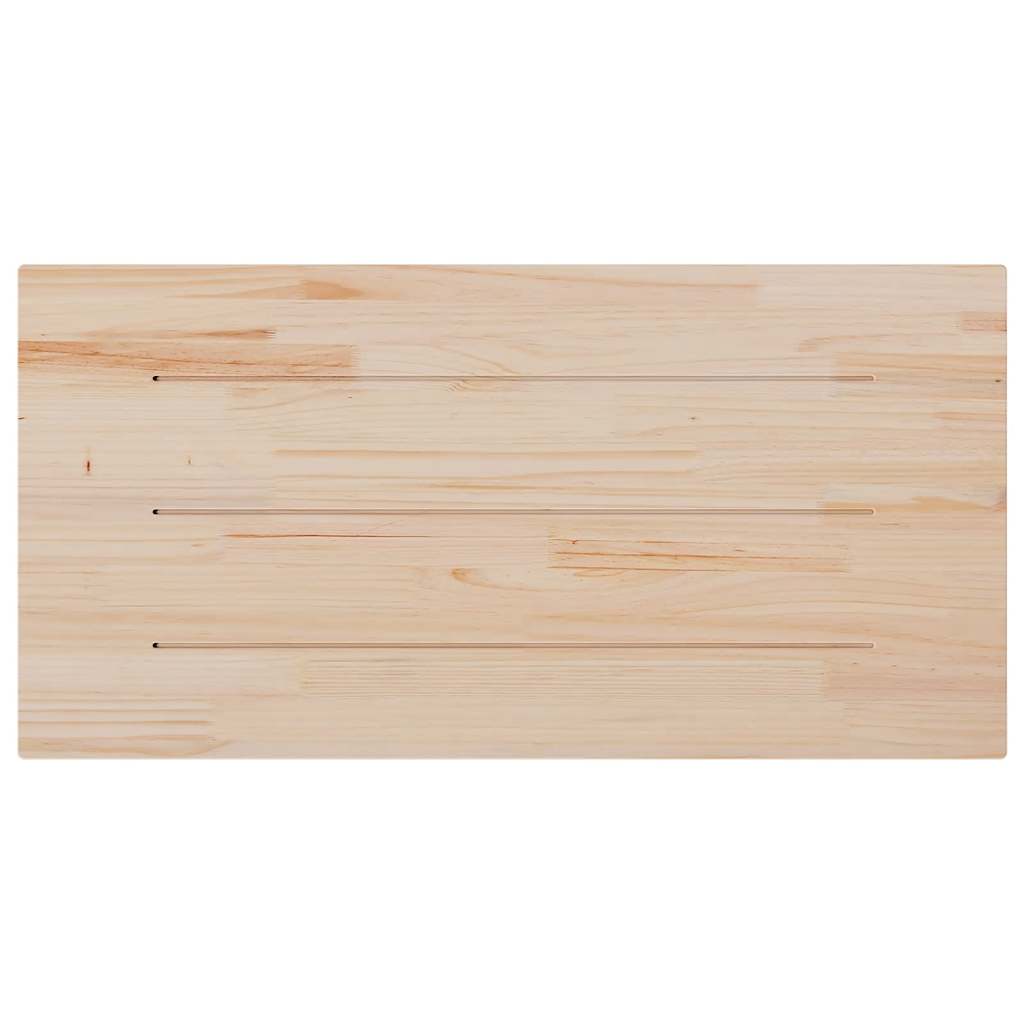 vidaXL Plateau de table 110x55x2,5 cm en pin massif Rectangulaire