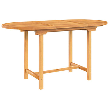 vidaXL Table de jardin extensible 110-160x80x75 cm Bois de teck massif