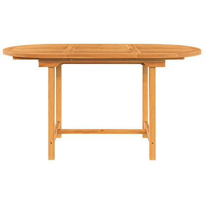 vidaXL Table de jardin extensible 110-160x80x75 cm Bois de teck massif