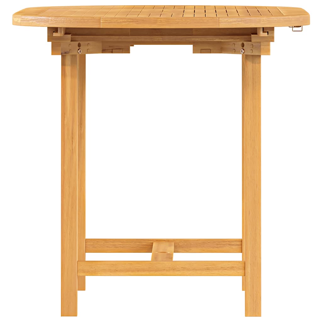vidaXL Table de jardin extensible 110-160x80x75 cm Bois de teck massif