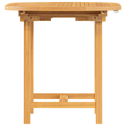 vidaXL Table de jardin extensible 110-160x80x75 cm Bois de teck massif