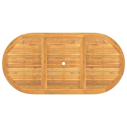 vidaXL Table de jardin extensible 110-160x80x75 cm Bois de teck massif