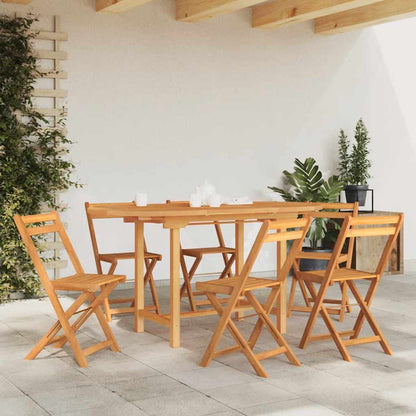 vidaXL Table de jardin extensible 110-160x80x75 cm Bois de teck massif