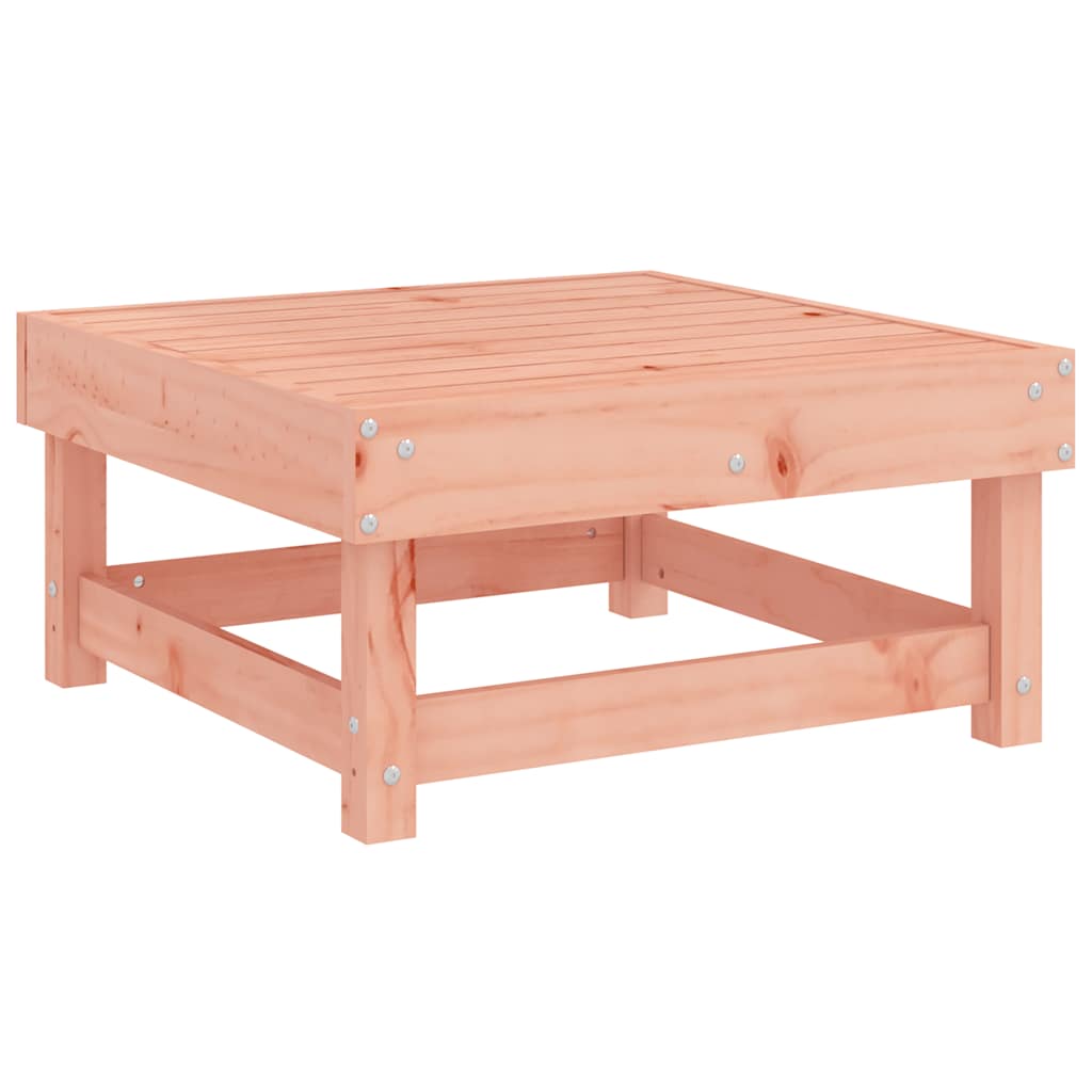 vidaXL Tabouret de jardin avec coussin en bois de douglas massif